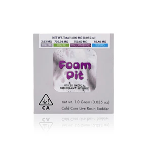 TRICHOME MINERS - Concentrate - Foam Pit - Live Rosin Badder - 1G