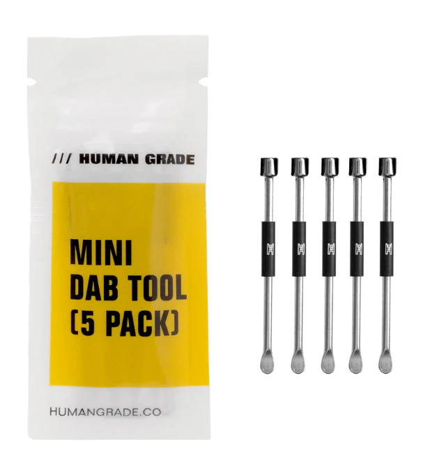HUMAN GRADE - Stainless Steel Dab Tool 5 Pack - Mini Main Image
