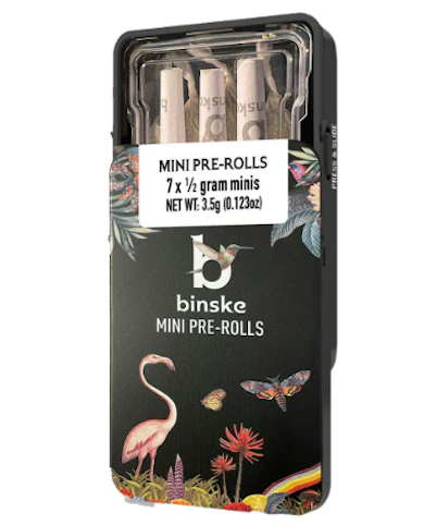 BINSKE - Lemon Pepper -Sativa- 26.20% THC | 3.5g 7pk Mini (Pre-rolls) | Binske   -y10