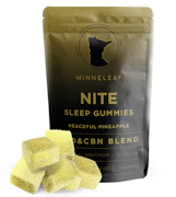 Minneleaf | NITE | Sleep Gummies | Peaceful Pineapple | 25mg CBD 10mg CBN