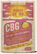 Minny Grown | Pink Lemonade | 0 THC 25 CBG Gummies