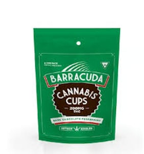 DETROIT EDIBLES - Detroit Edibles - Barracuda Cups - Dark Chocolate Peppermint 200mg