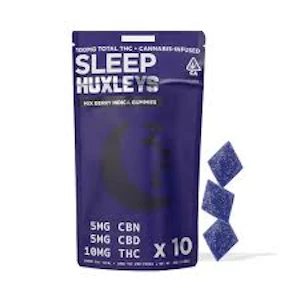 Huxleys - Huxleys - Mixed Berry Sleep Gummies CBN:CBD:THC 50MG:50MG:100MG