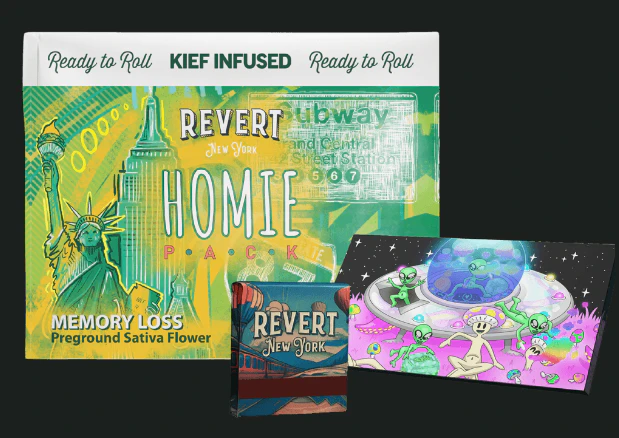 Revert - Memory Loss -Sativa- 29.1% THC | 14g Kief Infused Pre-ground (Flower) | Revert    - l3 front Main Image
