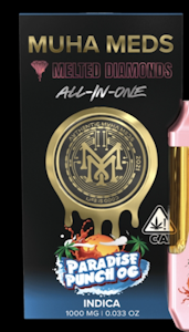 MUHA MEDS - Muha Meds - Cart - PARADISE PUNCH OG - MELTED DIAMONDS - (I) 1G