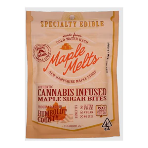 MOCA | Maple Melts Sugar Bites | Cold Water Hash Cannabis Infused | 100mg