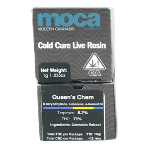 MOCA | Queen's Chem | Live Rosin | 1g