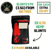 Biscotti Cobbler Hemp Mini Blunts 5Pk 3.5g Special