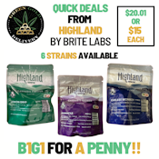 B1G1: Highland By Brite Labs: Platinum Bird 3.5g Special