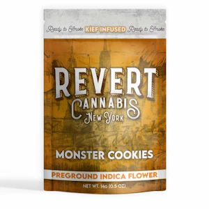 Revert - Revert - Kief Infused Ground Flower - Monster Cookies -14g