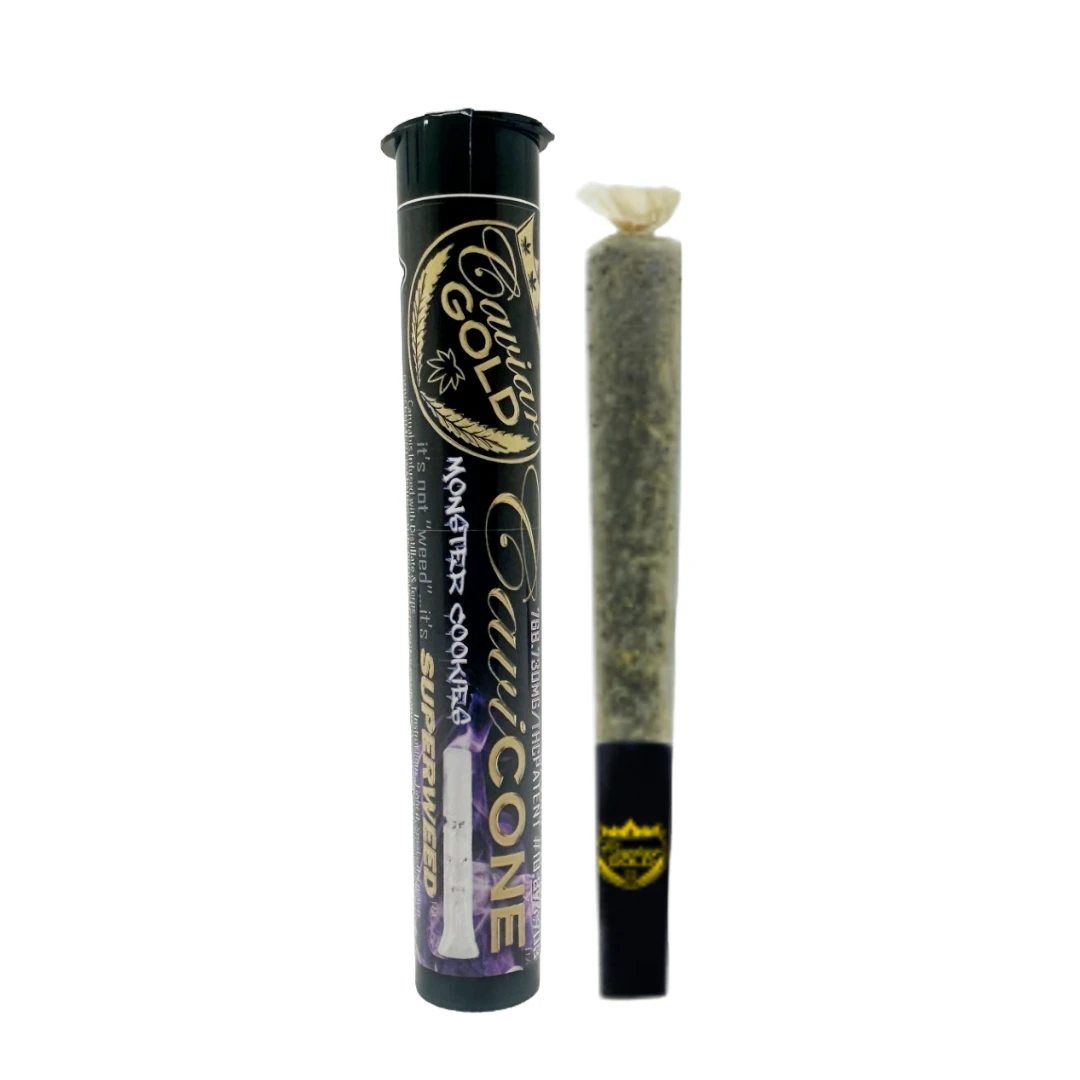 Caviar Gold - Caviar Gold - 1.5g Infused Preroll - Monster Cookie Main Image