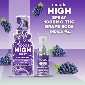 MOODS - MOODS | GRAPE SODA SPRAY | TINCTURE | 1000MG
