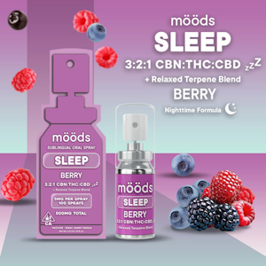 MOODS - MOODS | SLEEP SPRAY 2:3:1 THC/CBN/CBD | TINCTURE | 5.5ML