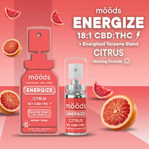 MOODS - MOODS | ENERGIZE 1:18 THC/CBD | TINCTURE | 5.5ML