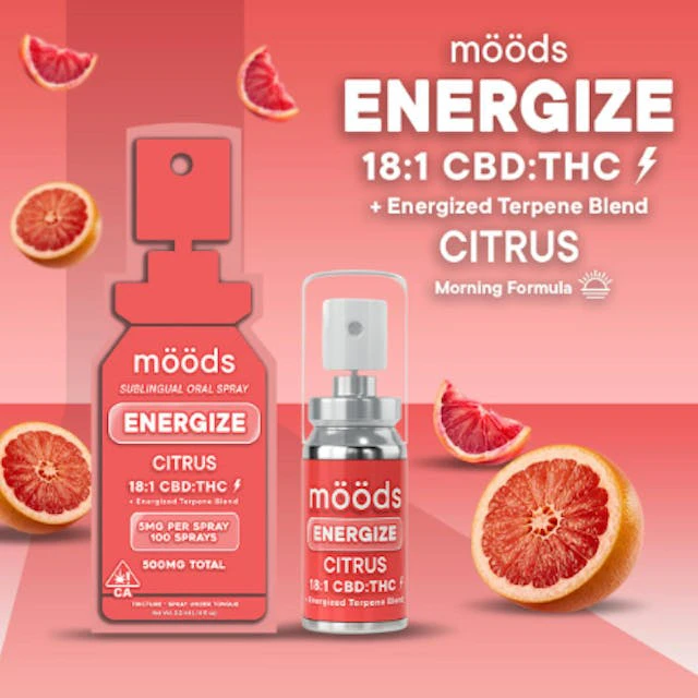 moods - MOODS | ENERGIZE 1:18 THC/CBD | TINCTURE | 5.5ML Main Image
