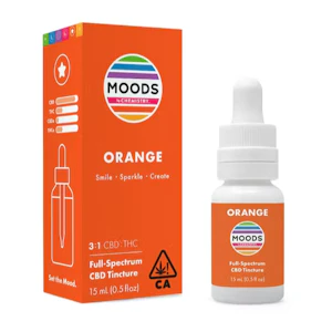 Chemistry Moods - Chemistry Moods - 0.5oz 3:1 CBD/THC+THCV Tincture Orange (Energize)