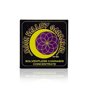 MOON VALLEY - Concentrate - Black Cherry Gelato - Solventless Cold Cure Live Rosin - 1G