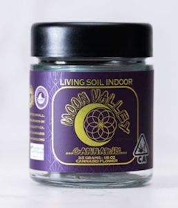 MOON VALLEY CANNABIS - Moon Valley | Almond Mochi | Indoor Living Soil Flower | 1/8oz