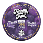 Happy Fruit - Moon Berry Rosin Gummies THC:CBN 2:1 100mg