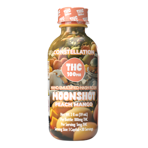 Constellation Moonshot | Edible | Rosin Shot- Peach Mango | 100mg
