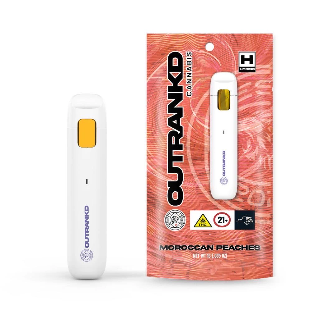 Outrankd - Outranked | Moroccan Peach | 1G Vape Main Image