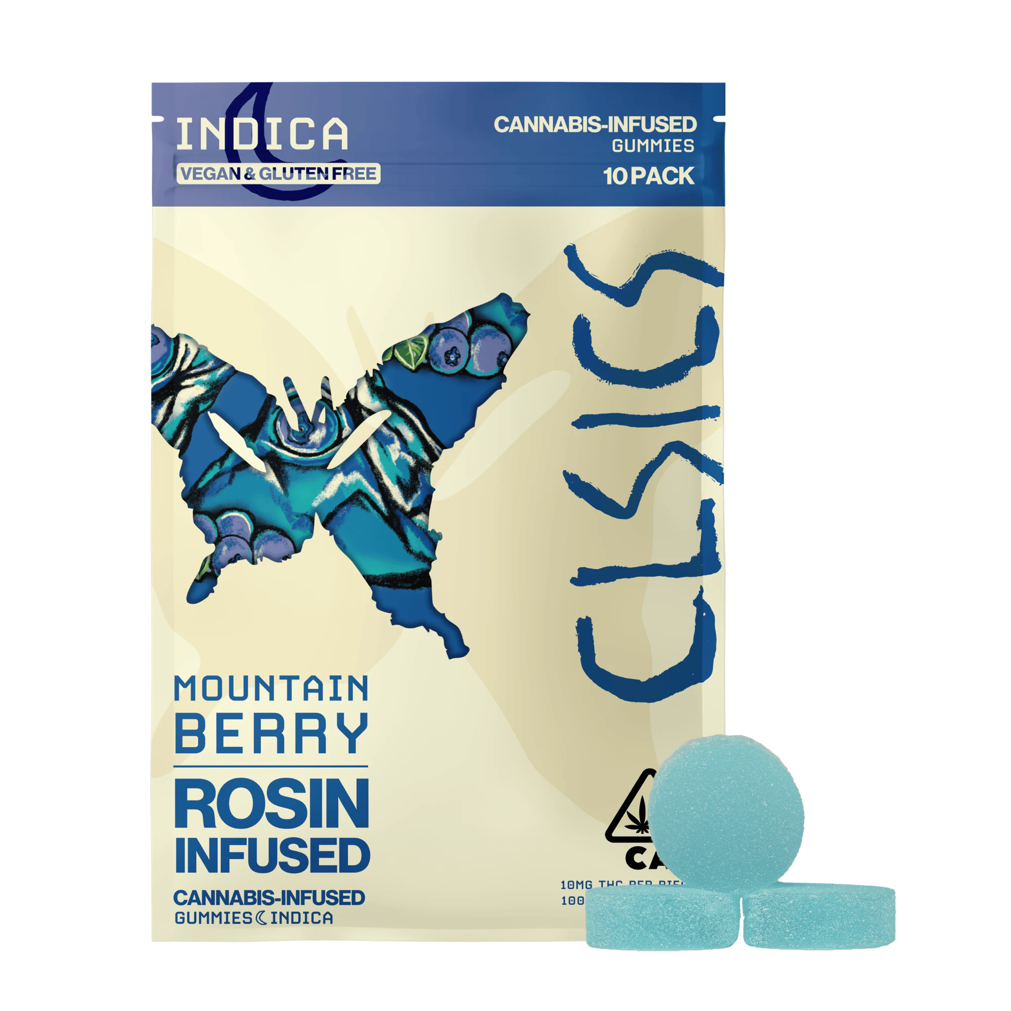 CLSICS - CLSICS | Mountain Berry | Gummies | [100mg] 10pk | Indica Main Image