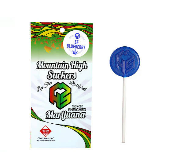 Mountain High Suckers - Mountain High Suckers - Suckers - Blueberry - 10mg Main Image