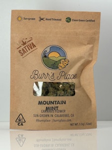 BURR'S PLACE - Burr's Place Mountain Mint 1/8 PD 32%