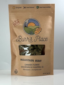 BURR'S PLACE - Burr's Place Mountain Mint 1/2 PD 27%