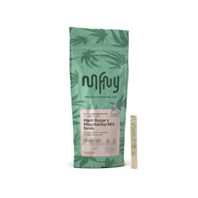 MFNY | Pre-Roll | Infused Joint - Hash Burger x Mountaintop Mint Resin | 1g