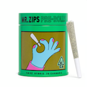 28 PACK - BLUE ZUSHI .5G - MR. ZIPS