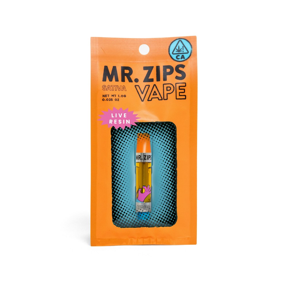 Mr. Zips | Peach Crescendo | Live Resin Cartridge | 1g
