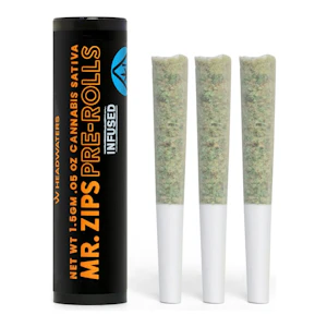 Mr. Zips | Sunshine Punch | Infused Pre-Roll 3pk | 1.5g