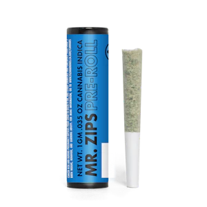 Mr Zips - Mr Zips - 1g Pre Roll (Ice Cream Cake-Indica)