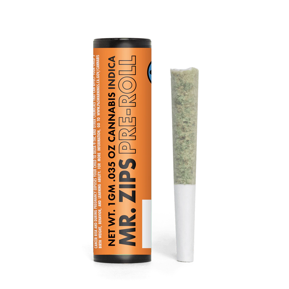 MR. ZIPS - Mr Zips - 1g Pre Roll (Mango Haze-Sativa) Main Image