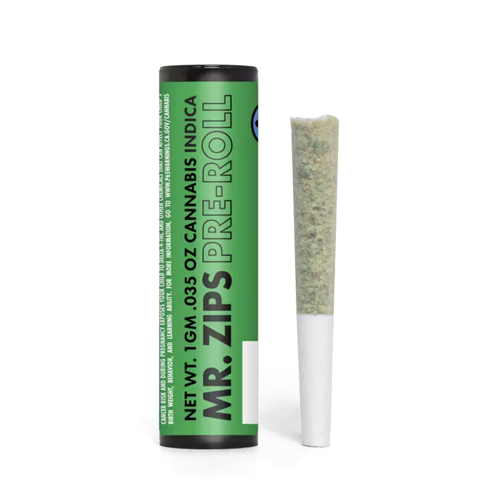 MR. ZIPS - Mr. Zips 1g Preroll (Golden Gas-Hybrid) 1 Main Image