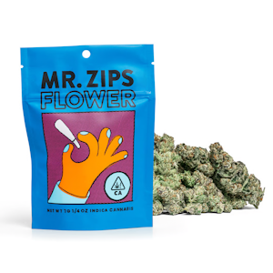 Mr Zips - Mr Zips - 7g Flower (Cali Pop-Indica)