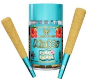 Muha Meds -  [Muha Meds] Infused Preroll 5 Pack - 3g - Pina Colada (H)