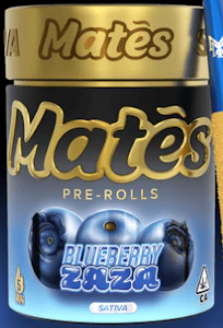 Muha Meds - [Muha Meds] Infused Preroll 5 Pack - 3g - Blueberry Zaza (S)