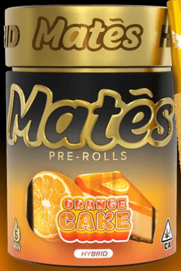 Muha Meds - [Muha Meds] Infused Preroll 5 Pack - 3g - Orange Cake (H) Main Image