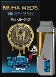 MUHA MEDS - [Muha Meds] Live Resin All-In-One - 1g - Sour Diesel (S)