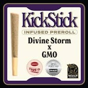 Mule Kickstick Divine storm/ GMO 1g Infused Pre-Roll