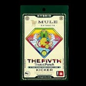 Mule Kickers 2-Piece 100mg Tropical Punch 1:1:1:1:1 Hybrid Gummies
