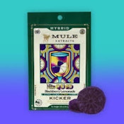 Mule Kickers 2-Piece 100mg Sour Blackberry Lemonade "Nite Quad" 2:1:4:1 Gummies