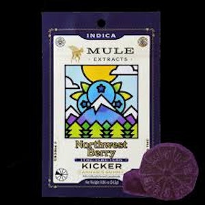 Mule Kickers - Mule Kickers 2-Piece 100mg NW Berry 1:1:1 Indica Gummies