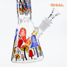 LuvBuds - 10" Beaker Mushroom Bong