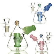 5" Mushroom Shower Bong w/ 14mm Male Bowl