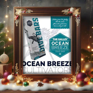 Ocean Breeze - Holiday Dark Chocolate Mints Bar - 100mg - OBC