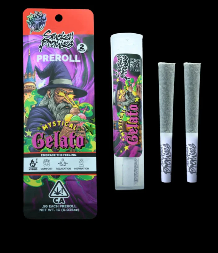 Smoken Promises - Smoken Promises - Mystical Gelato - 1g Pre Rolls - 2pk Main Image