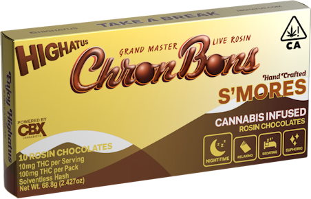 Highatus | Roin Chocolates | ChronBons | S'Mores | 100mg